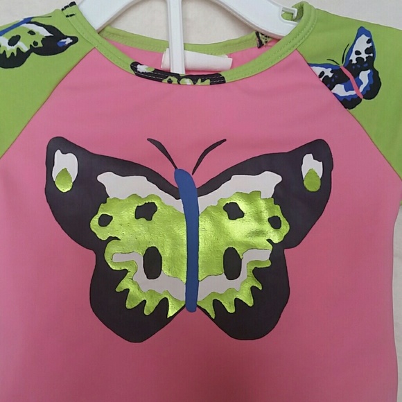 🌊Crazy 8 Butterfly Rash Guard Bikini Set🌊 - Picture 2 of 8